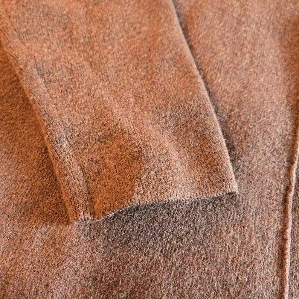 J.Jill Rust Color V Neck Sweater Size Med - Picture 13 of 16